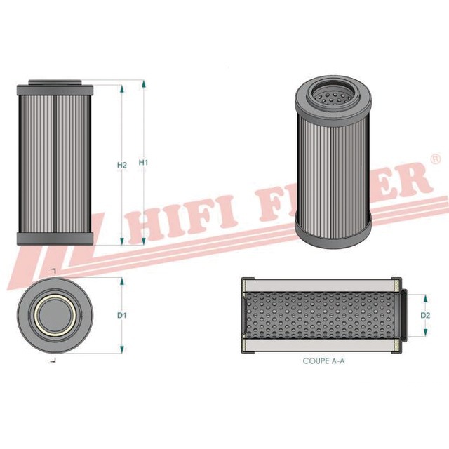 Filtre Hydraulique SH 75157 Hifi Filter référence fournisseur HIFSH75157
